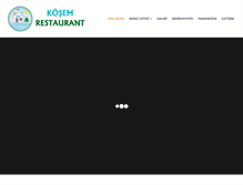 Tablet Screenshot of kosemrestaurant.net